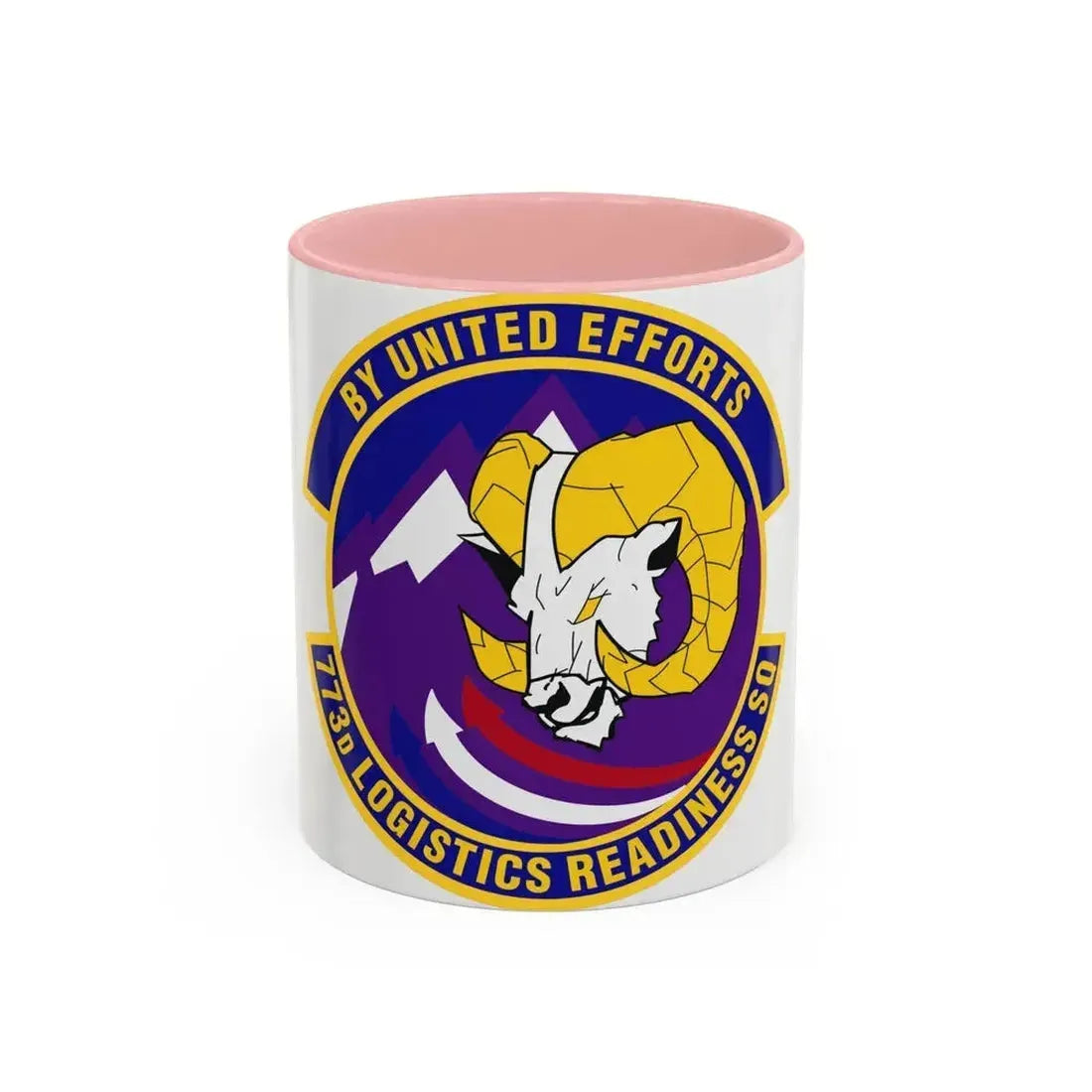 773 Logistics Readiness Squadron PACAF (U.S. Air Force) Accent Coffee Mug 11oz Pink - Go Mug Yourself