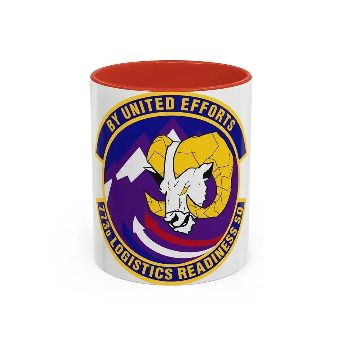 773 Logistics Readiness Squadron PACAF (U.S. Air Force) Accent Coffee Mug 11oz Red - Go Mug Yourself