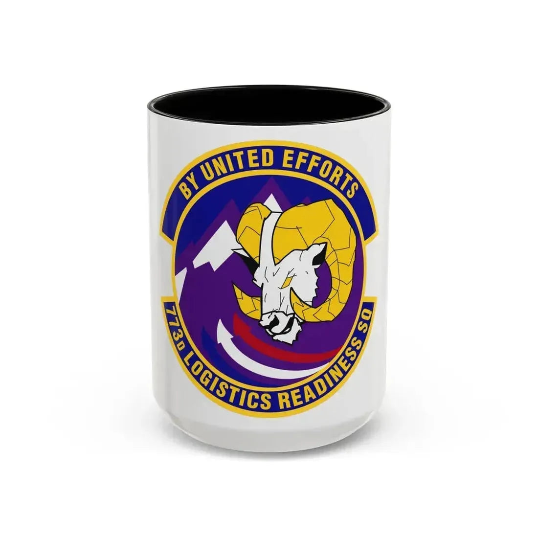 773 Logistics Readiness Squadron PACAF (U.S. Air Force) Accent Coffee Mug 15oz Black - Go Mug Yourself