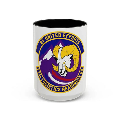 773 Logistics Readiness Squadron PACAF (U.S. Air Force) Accent Coffee Mug 15oz Black - Go Mug Yourself