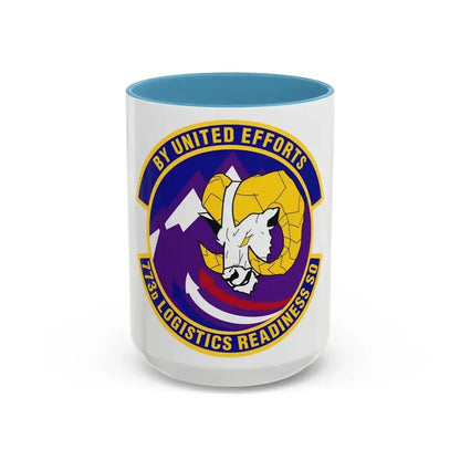 773 Logistics Readiness Squadron PACAF (U.S. Air Force) Accent Coffee Mug 15oz Light Blue - Go Mug Yourself