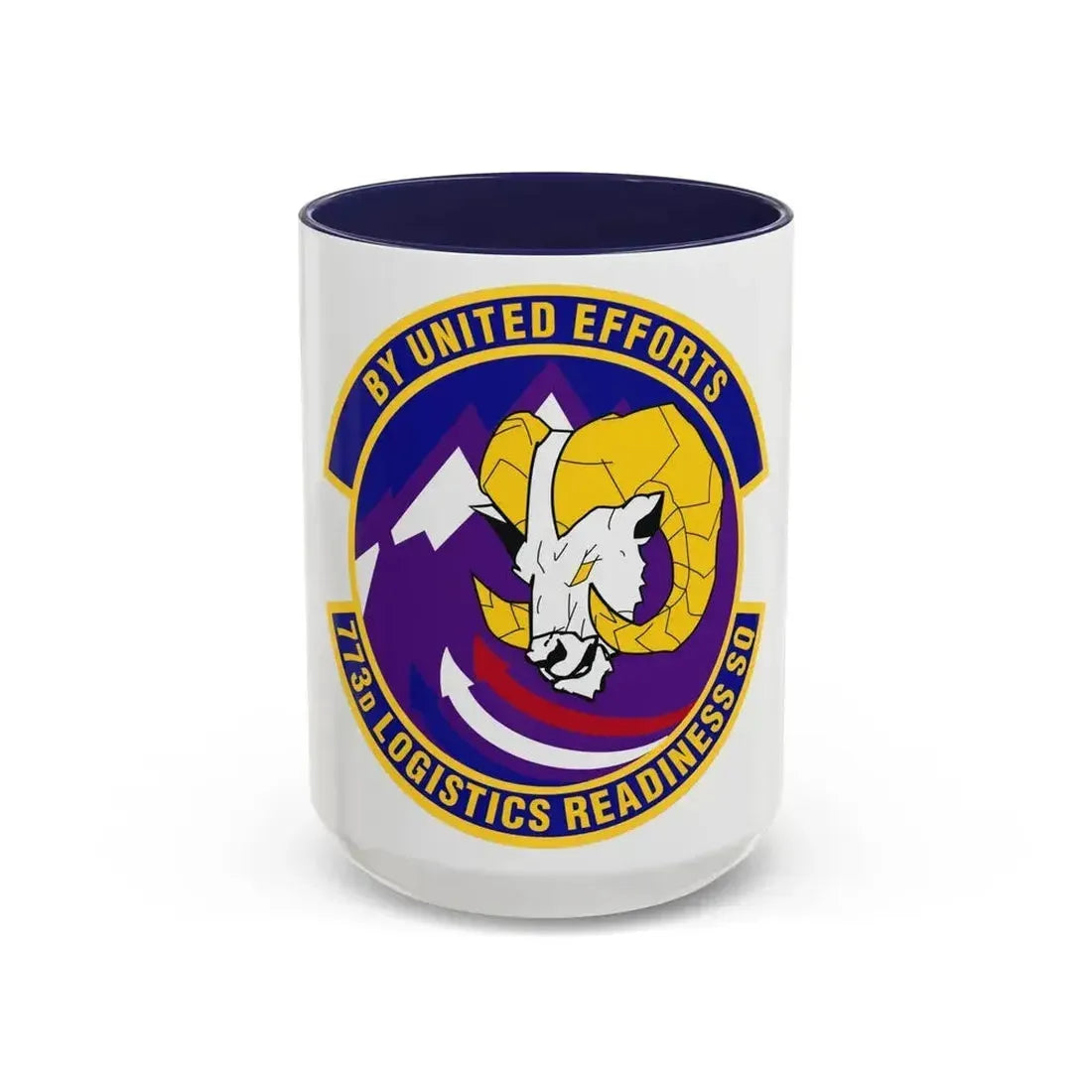 773 Logistics Readiness Squadron PACAF (U.S. Air Force) Accent Coffee Mug 15oz Navy - Go Mug Yourself