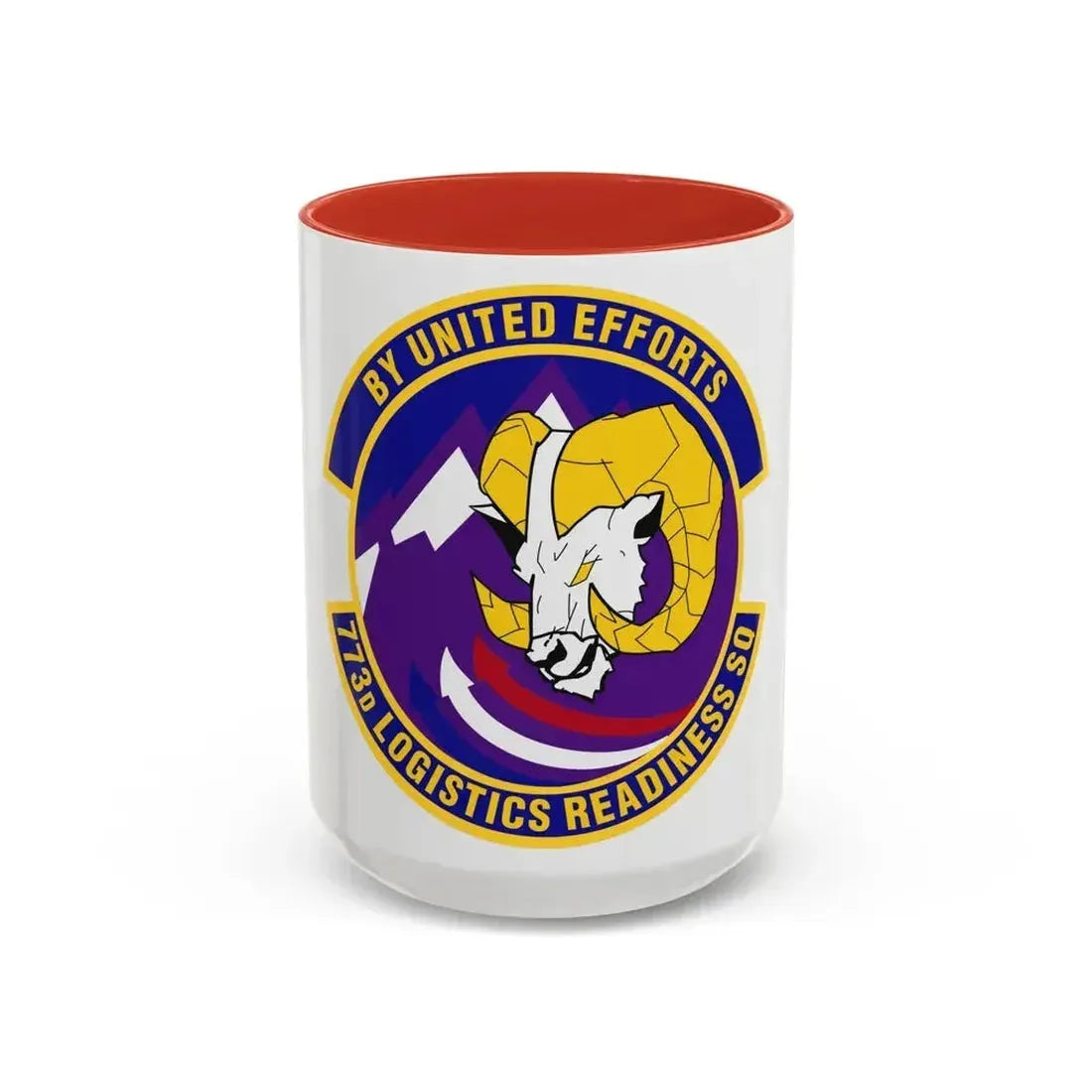 773 Logistics Readiness Squadron PACAF (U.S. Air Force) Accent Coffee Mug 15oz Red - Go Mug Yourself