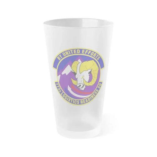 773 Logistics Readiness Squadron PACAF (U.S. Air Force) Frosted Pint Glass 16oz 16oz Frosted - Go Mug Yourself