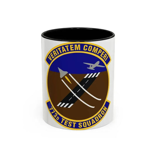 773 Test Squadron AFMC (U.S. Air Force) Accent Coffee Mug 11oz Black - Go Mug Yourself