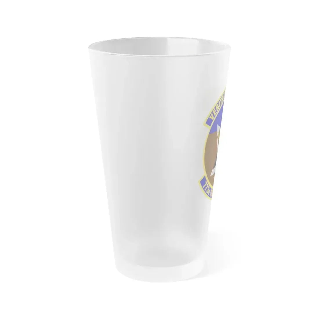 773 Test Squadron AFMC (U.S. Air Force) Frosted Pint Glass 16oz - Go Mug Yourself