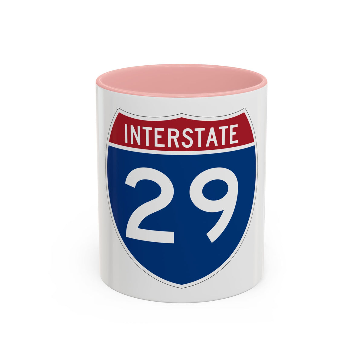 Interstate 29 (U.S. Highways) Accent Coffee Mug