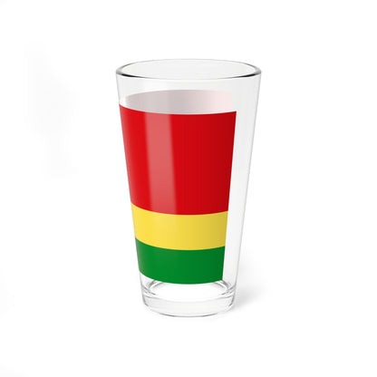 Proposed flag of Reunion Nationalist movement (France) Pint Glass 16oz