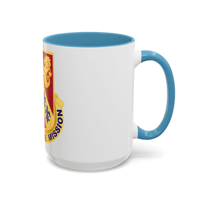 140 Signal Battalion (U.S. Army) Accent Coffee Mug