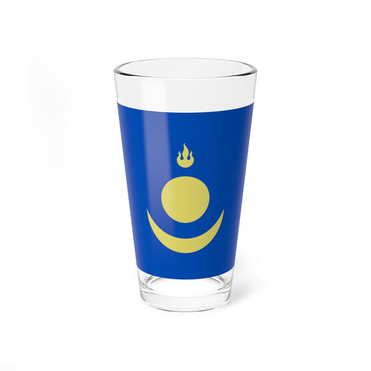 Flag of the Mongol Empire AoE4 (China) Pint Glass 16oz