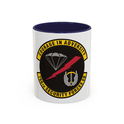 786th Security Forces Squadron (U.S. Air Force) Accent Coffee Mug