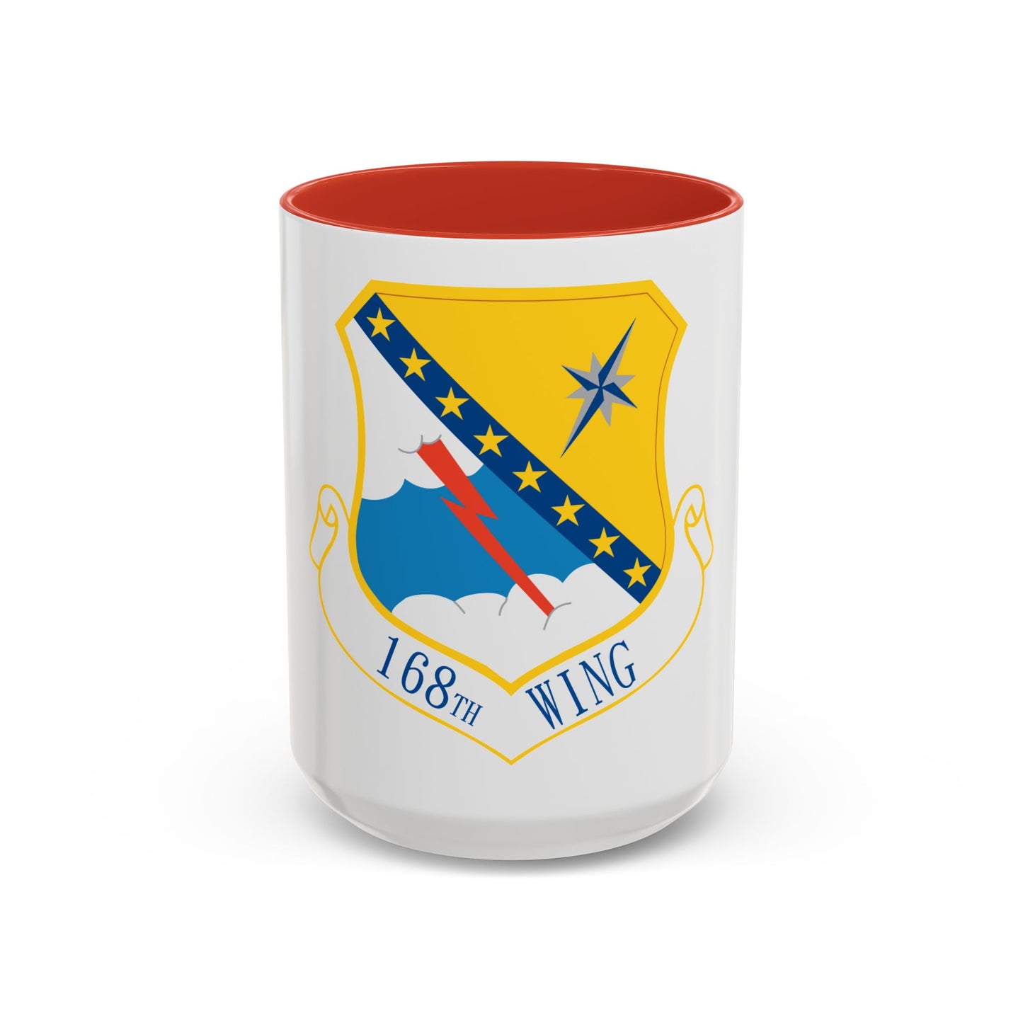 168th Wing emblem (U.S. Air Force) Accent Coffee Mug