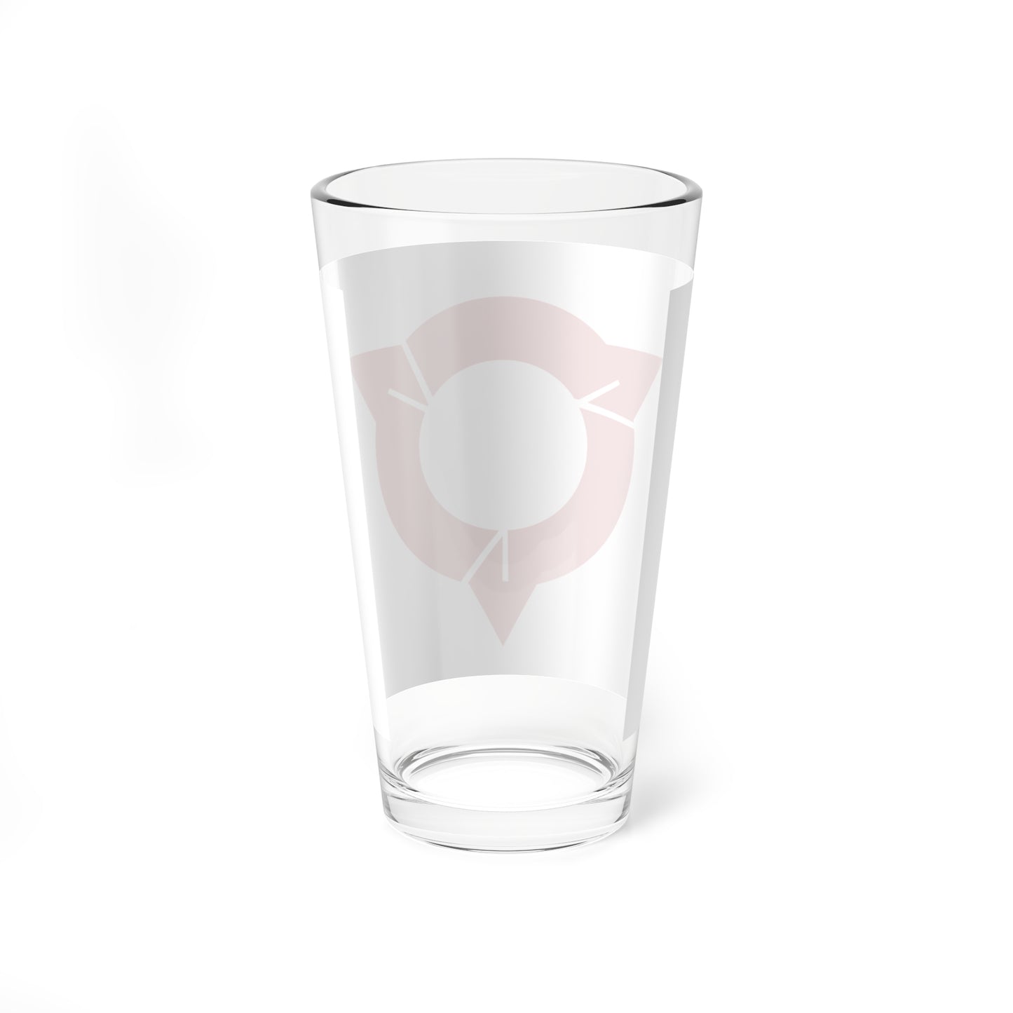 Flag of Owariasahi Aichi red version (Japan) Pint Glass 16oz