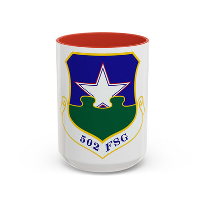 502d Force Support Group (U.S. Air Force) Accent Coffee Mug