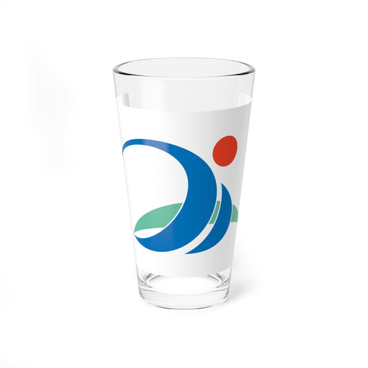 Flag of Miyakojima Okinawa (Japan) Pint Glass 16oz