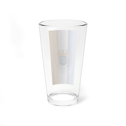 Flag of Halogy vertical (Hungary) Pint Glass 16oz