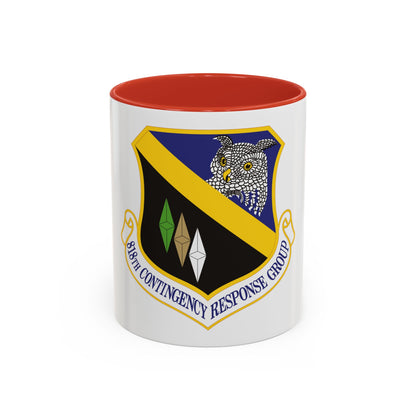 818th Contingency Response Group (U.S. Air Force) Accent Coffee Mug