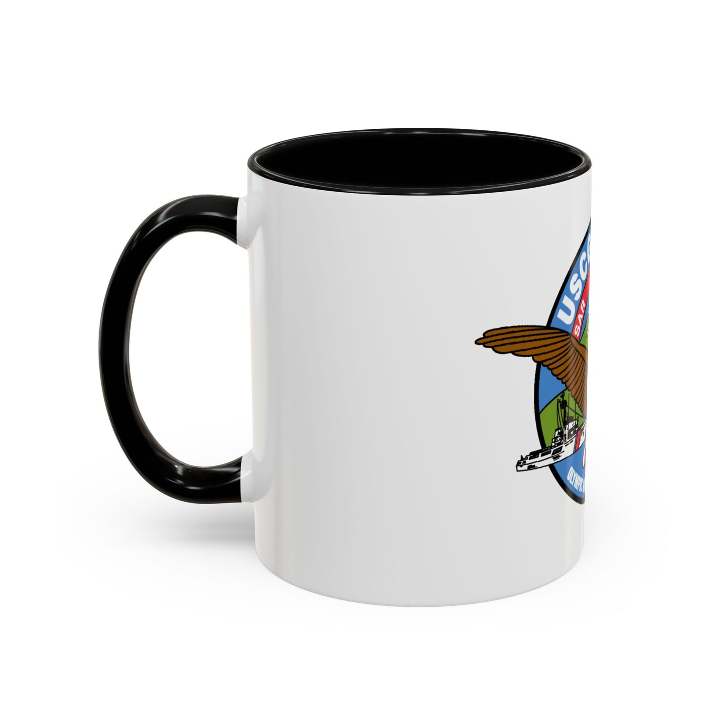 USCGC Active WMEC 618 (U.S. Coast Guard) Accent Coffee Mug