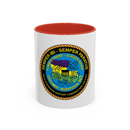 USCG ISC New Orleans (U.S. Coast Guard) Accent Coffee Mug