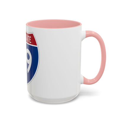 Interstate 99 (U.S. Highways) Accent Coffee Mug