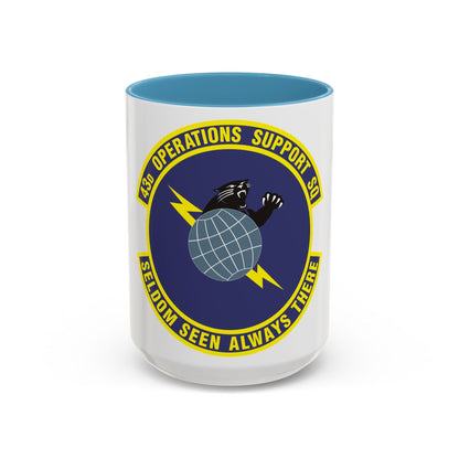 43d Operations Support Squadron (U.S. Air Force) Accent Coffee Mug