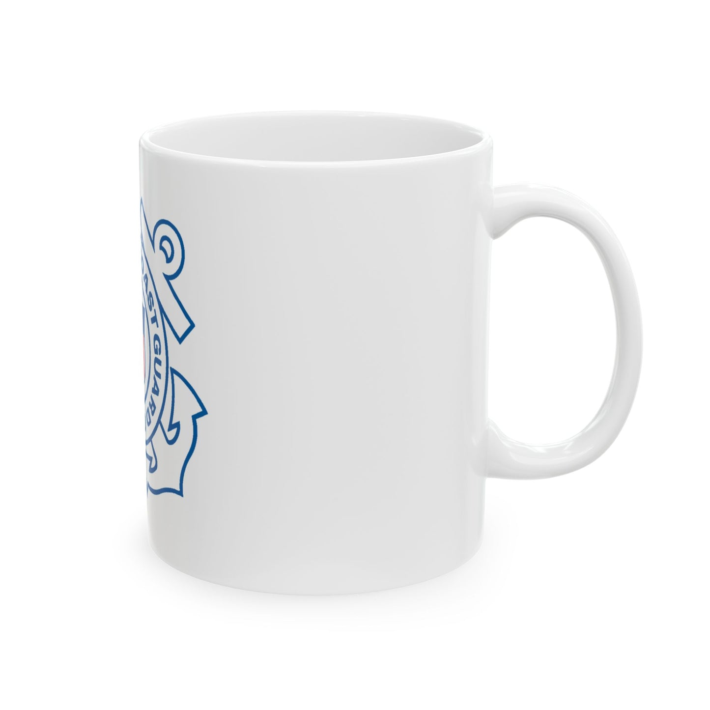 USCG Official Emblem (U.S. Coast Guard) White Coffee Mug