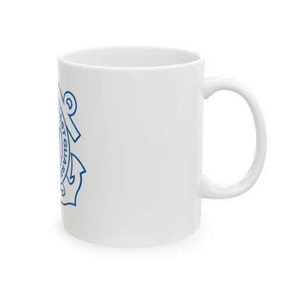 USCG Official Emblem (U.S. Coast Guard) White Coffee Mug
