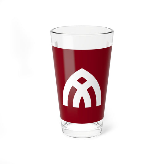 Flag of Yamatotakada Nara (Japan) Pint Glass 16oz