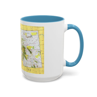USA - Northwest 1 (1973) (Map) Accent Coffee Mug