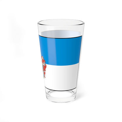 Flag Hungary Town Hajduszoboszlo (Hungary) Pint Glass 16oz