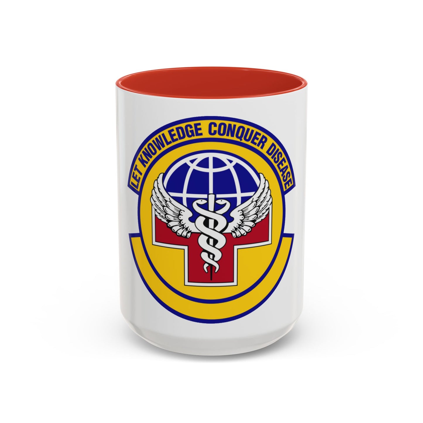 87 Healthcare Operations Squadron AMC (U.S. Air Force) Accent Coffee Mug