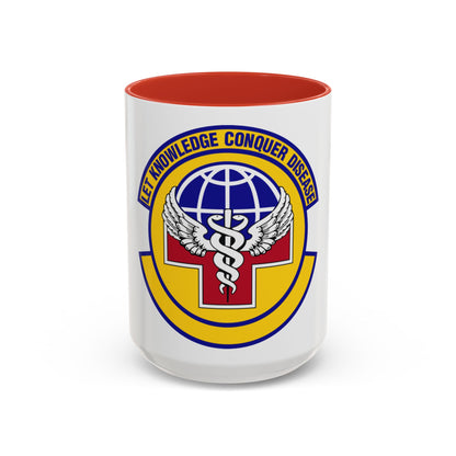 87 Healthcare Operations Squadron AMC (U.S. Air Force) Accent Coffee Mug