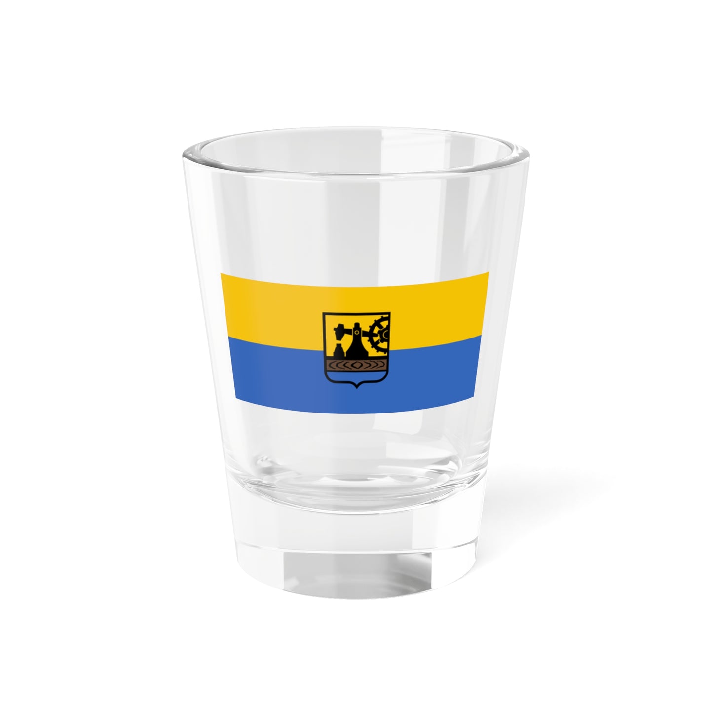 Flag of Katowice Poland - Shot Glass 1.5oz