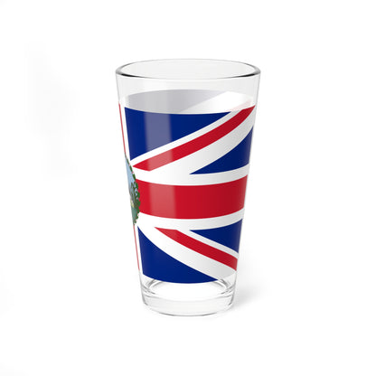 Flag of the Commissioner of Weihaiwei 1903-1930 (China) Pint Glass 16oz