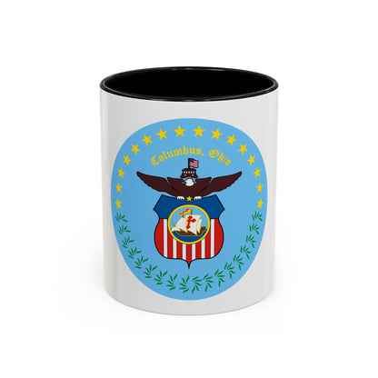 Seal of Columbus Ohio - Accent Coffee Mug
