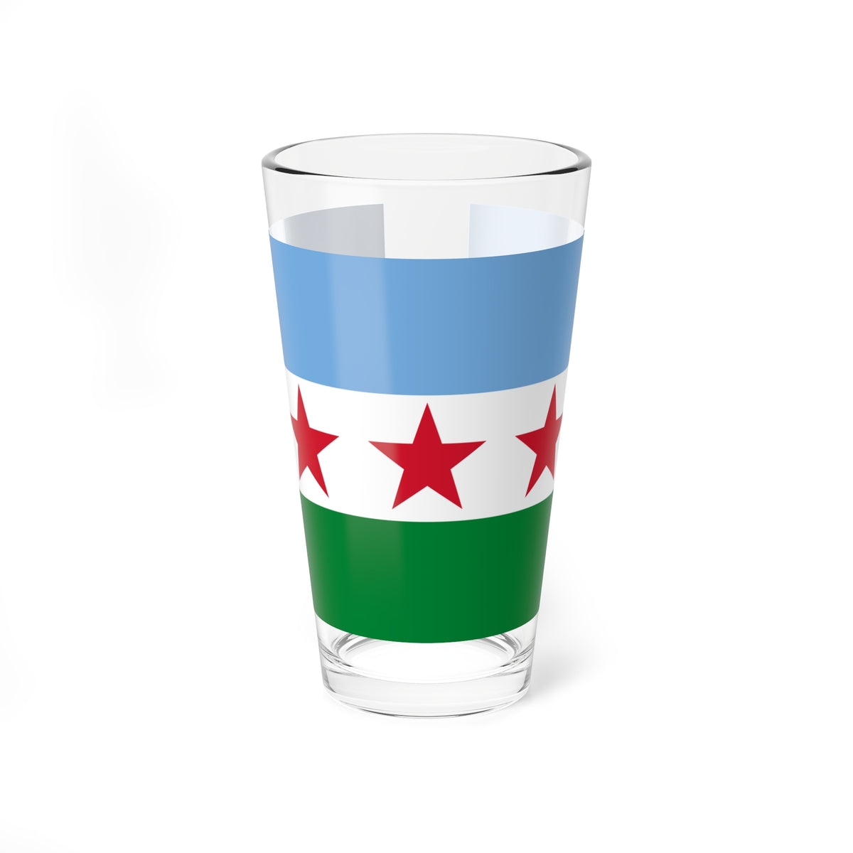 Bandera del Municipio Guaraque (Venezuela) Pint Glass 16oz