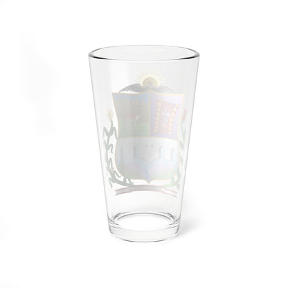 Escudo Pampamarca (Peru) (Coat of Arms) Pint Glass 16oz