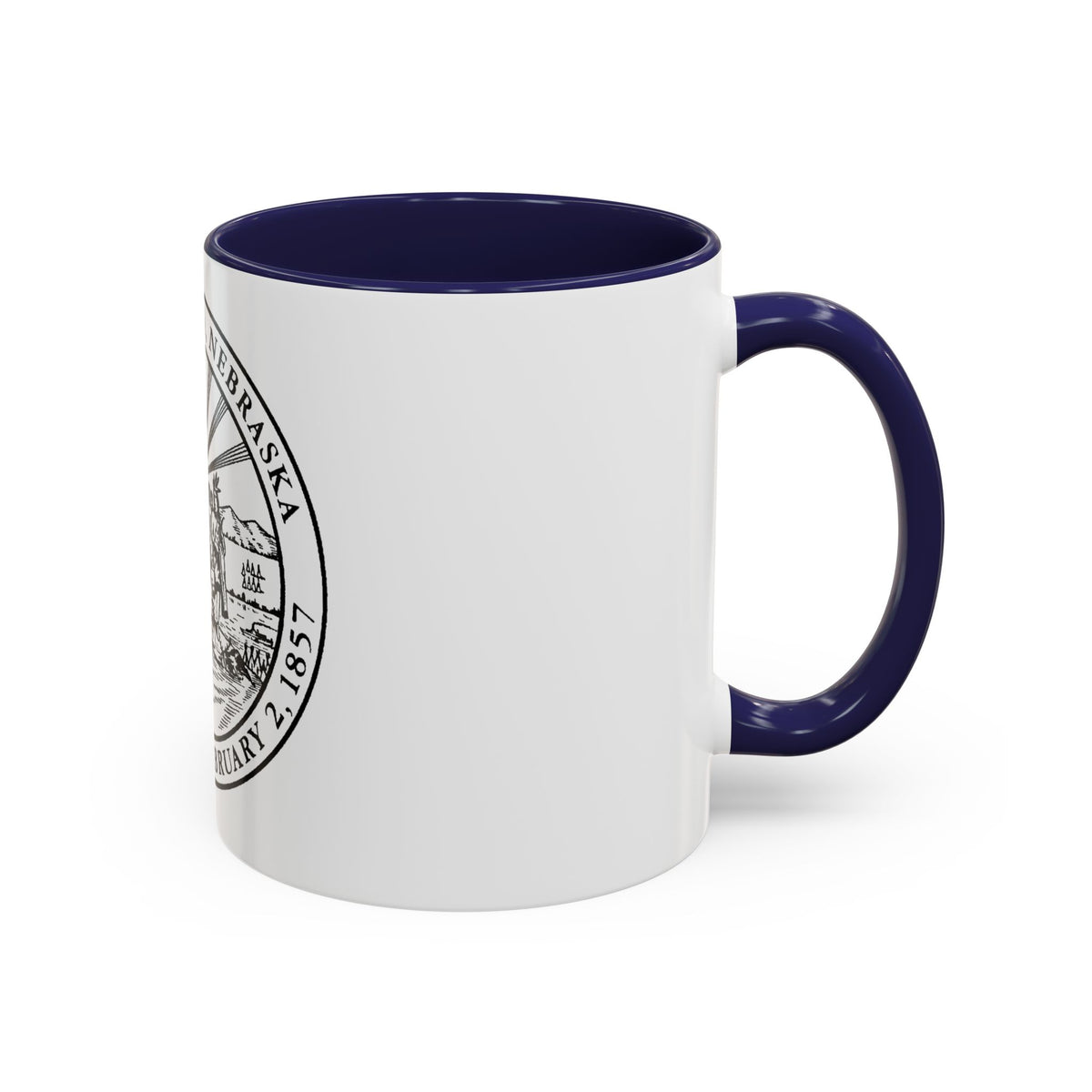 Seal of Omaha Nebraska - Accent Coffee Mug
