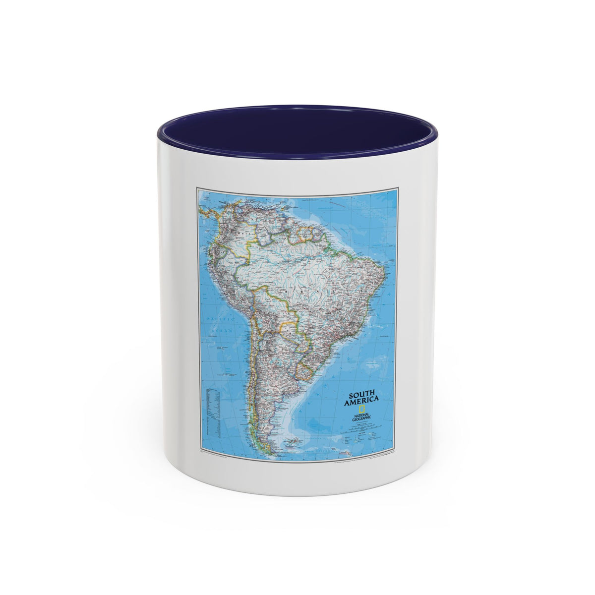South America (2007) (Map) Accent Coffee Mug