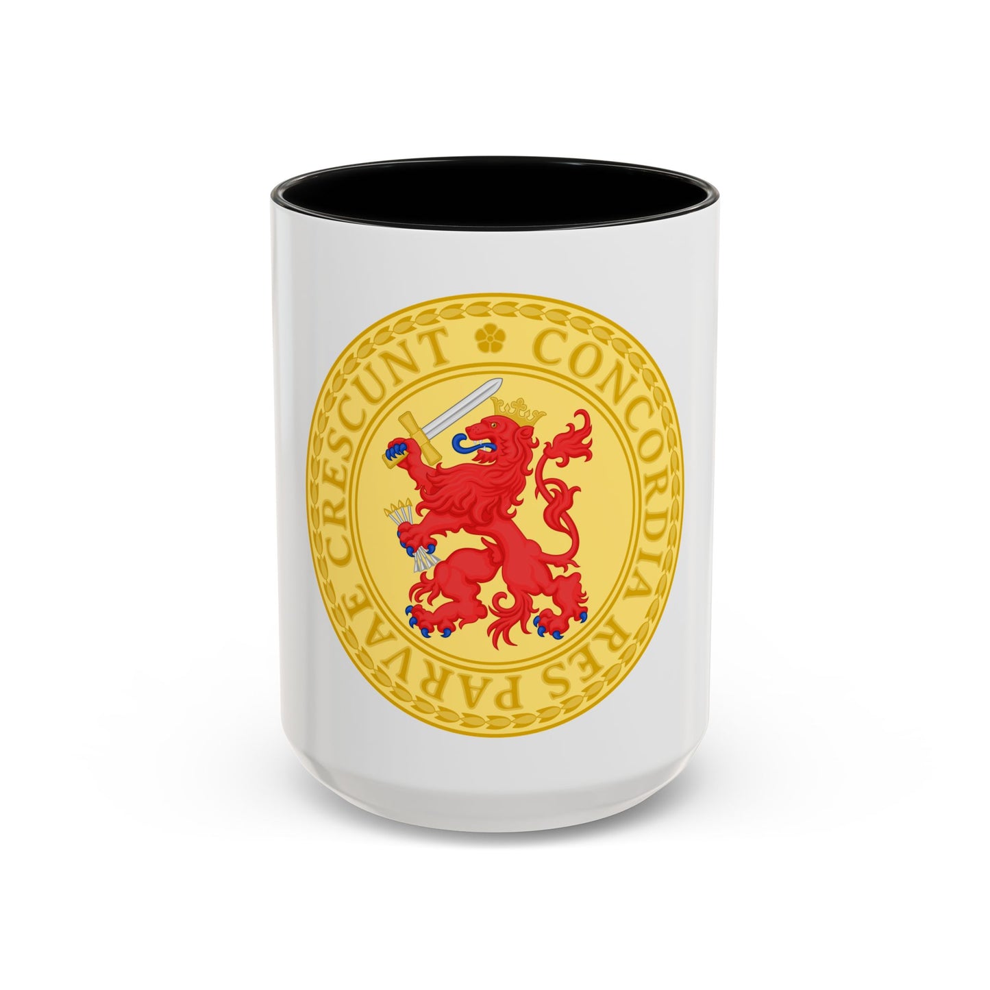 Great Seal of the Batavian Republic (1802) - Accent Coffee Mug