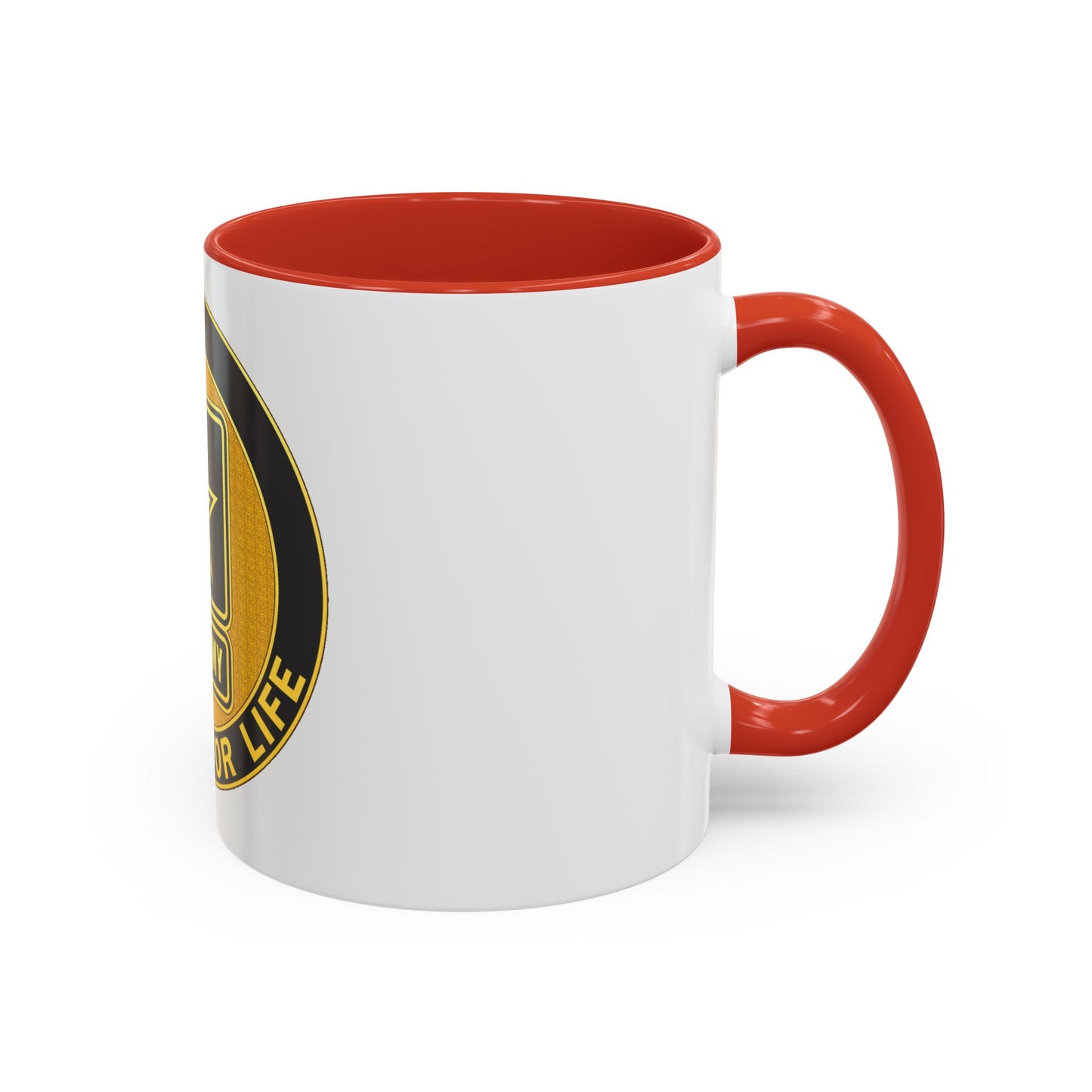 Soldier for Life Lapel Button (U.S. Army) Accent Coffee Mug