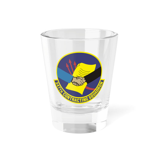 347th Contracting Squadron (U.S. Air Force) Shot Glass 1.5oz