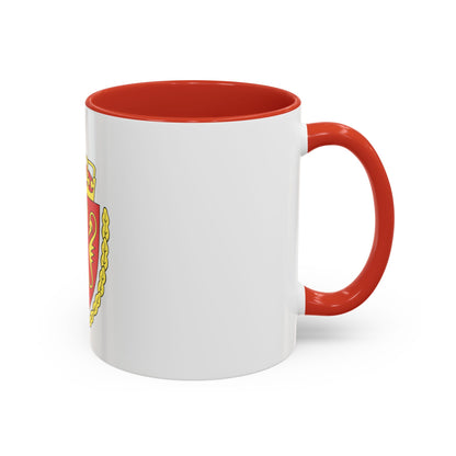 Coat of arms of the Norwegian Customs Service - Accent Coffee Mug