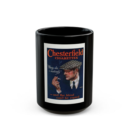 Chesterfield cigarettes ad, The Popular Magazine, November 7, 1919 - Black Coffee Mug-15oz-Go Mug Yourself