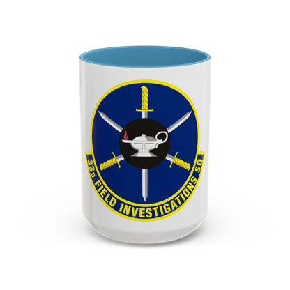 33d Field Investigations Squadron (U.S. Air Force) Accent Coffee Mug