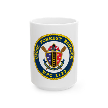 USCGC Forrest Rednour WPC 1129 (U.S. Coast Guard) White Coffee Mug