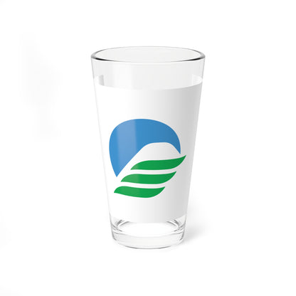 Flag of Mitoyo Kagawa (Japan) Pint Glass 16oz