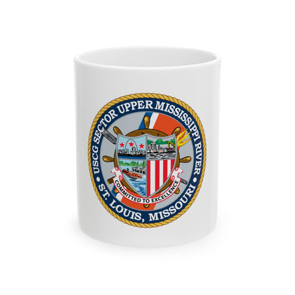 USCG Sector Upper Mississippi River (U.S. Coast Guard) White Coffee Mug