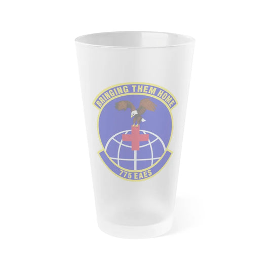 775th Expeditionary Aeromedical Evacuation Squadron (U.S. Air Force) Frosted Pint Glass 16oz-16oz-Frosted-Go Mug Yourself