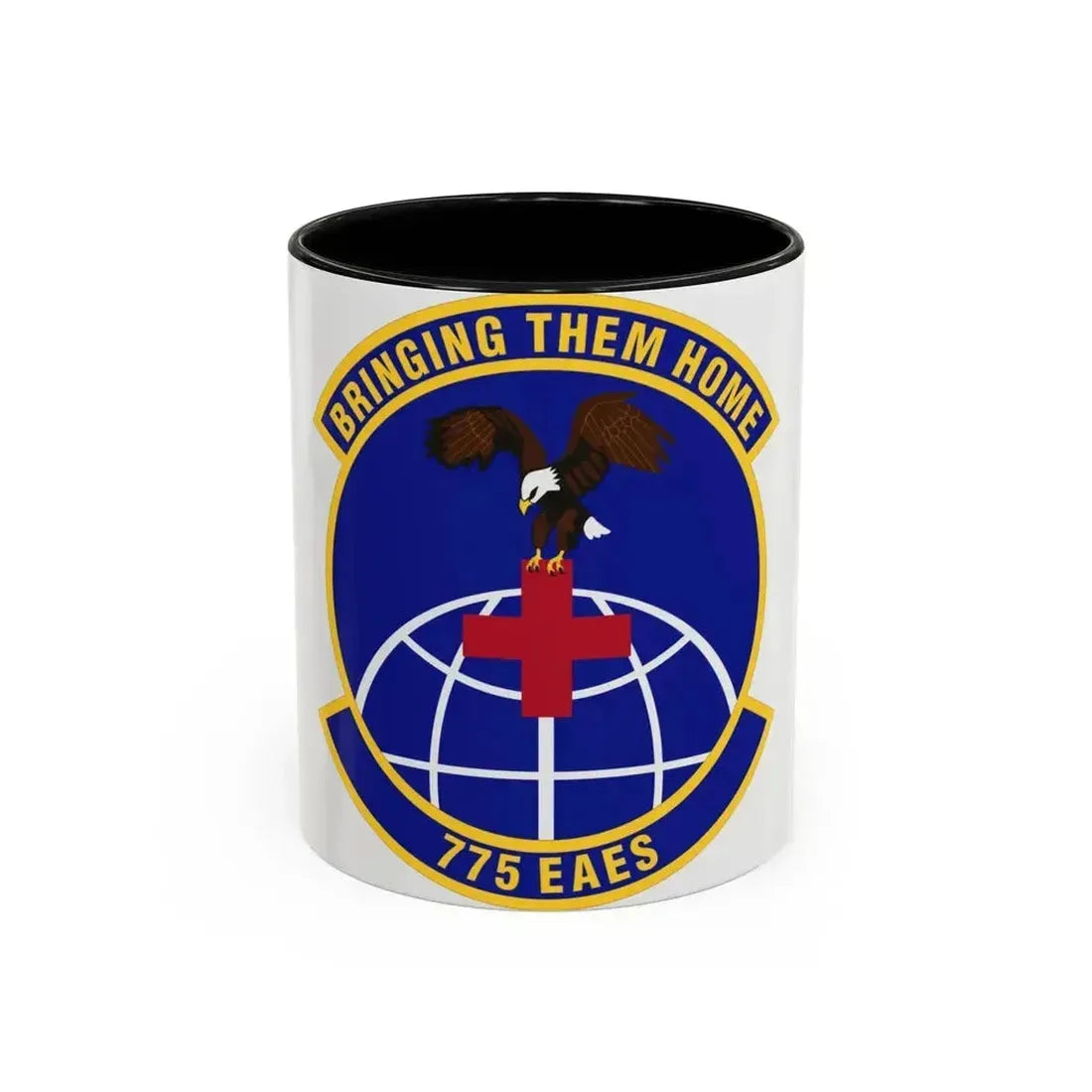 775th Expeditionary Aeromedical Evacuation Squadron (U.S. Air Force) Accent Coffee Mug 11oz Black - Go Mug Yourself